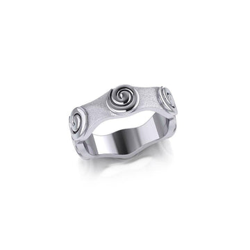 Spiral Sterling Silver Ring TR1839 - Jewelry
